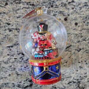 RARE NWT CHRISTOPHER RADKO TOYLAND TREASURES BALL DROP SNOWGLOBE ORNAMENT